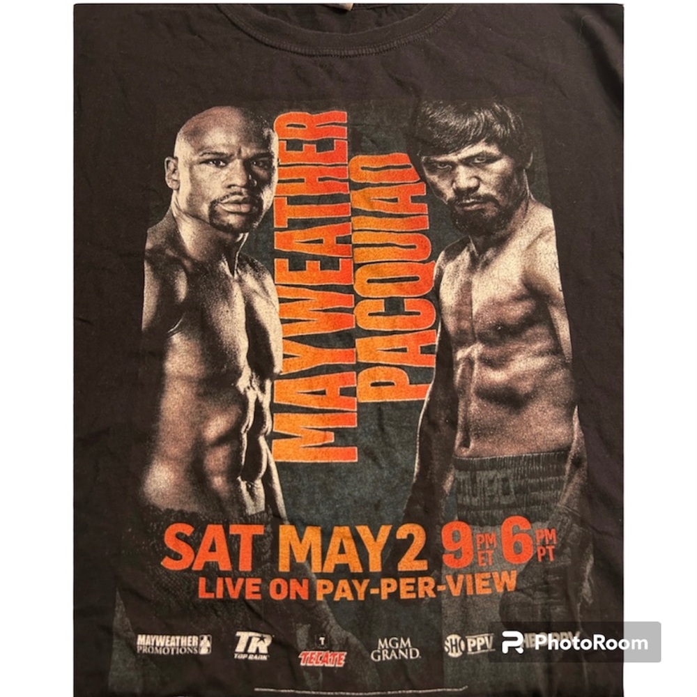 Floyd Mayweather Vs Manny Pacquiao Boxing promo graphic shirt